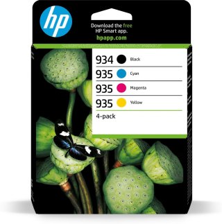 HP 934 BLACK / 935 CMY INK/CARTRIDGE 4-PACK