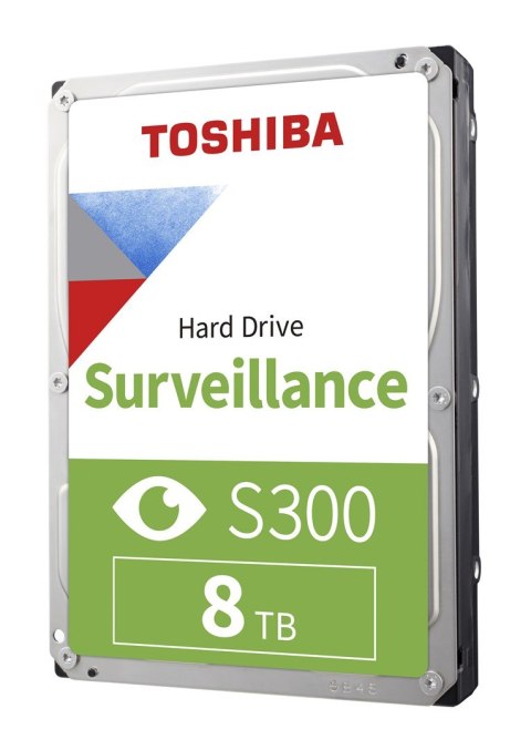 Toshiba S300 Surveillance dysk twardy 8 TB 7200 RPM 256 MB 3.5" Serial ATA III