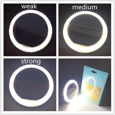 Lampka lampa do telefonu selfie ring light