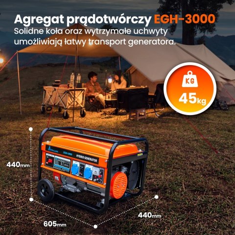 EXTRALINKA AGREGAT HYBRYDOWY EGH-3000 3KW