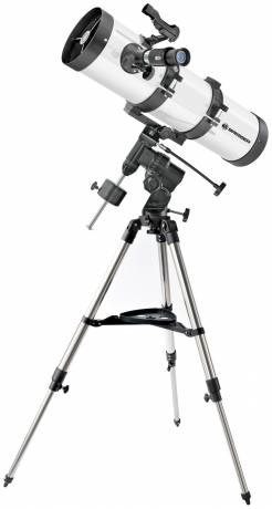 Bresser Optik Spiegel-Teleskop Reflektor 130/650 EQ3 Äquatorial Newton, Vergrößerung 26 bis 260 x (4614600)