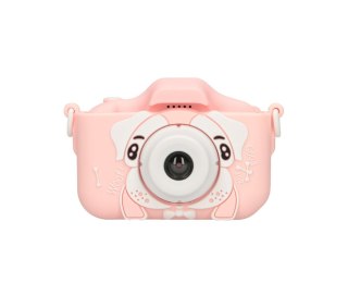 Extralink Aparat cyfrowy Kids Camera H28 Dual Różowy 1080P 30fps, wyświetlacz 2.0"