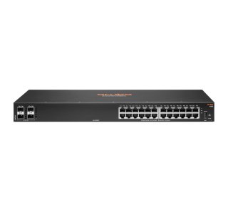 HPE Aruba Networking 6100 24G 4SFP+ Zarządzany L3 Gigabit Ethernet (10/100/1000) 1U Czarny