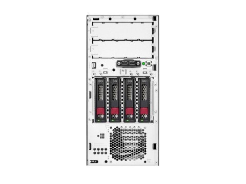 HPE ProLiant ML30 Gen10 Plus serwer 0 GB Wieża (4U) Intel Xeon E E-2314 2,8 GHz 16 GB DDR4-SDRAM 350 W