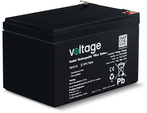 Akumulator AGM Voltage 12V 12Ah VE12-12