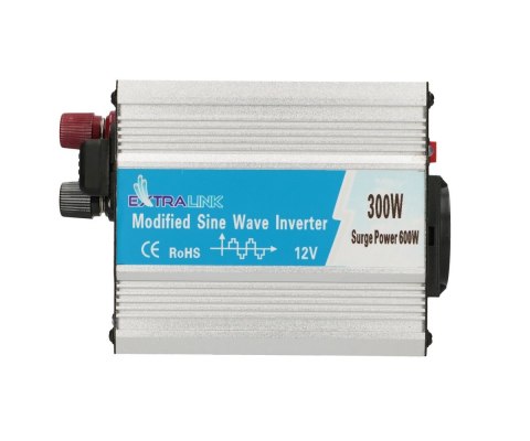 Extralink Przetwornica napięcia OPIM-300W samochodowa 12V, 300W modyfikowany sinus