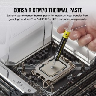 Pasta termiczna Corsair XTM70 z szablonem i aplikatorem - 3g