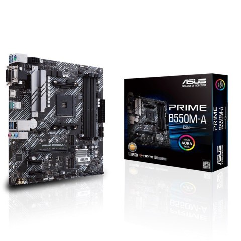 Płyta główna ASUS PRIME B550M-A/CSM Socket AM4 MICRO ATX Płyta główna ASUS PRIME B550M-A/CSM Socket AM4 MICRO ATX