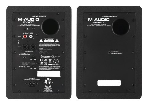 M-AUDIO BX4 BT 2x głośnik Czarny Przewodowa + Bluetooth 50 W