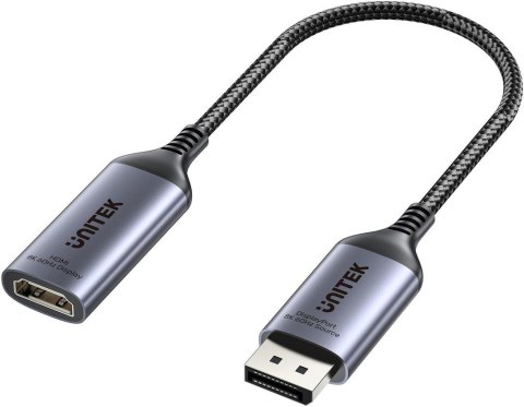 Adapter Unitek DisplayPort 1.4 na HDMI 2.1, 8K60Hz