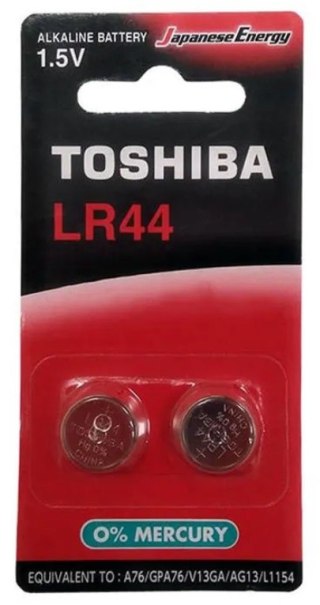 Bateria Toshiba AG13 LR44 A76 blister 2szt