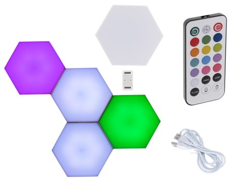 Lampa modułowa LED dotykowa ścienna 5szt kolor