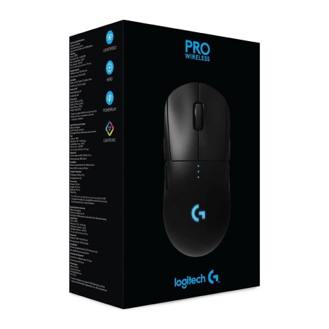 Logitech G Pro Wireless myszka Gaming Oburęczny RF Wireless Optyczny 25600 DPI