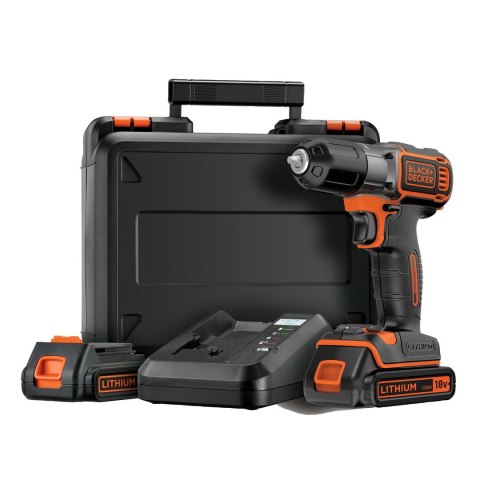 Black & Decker ASD18KB-QW wiertło Czarny, Pomarańczowy