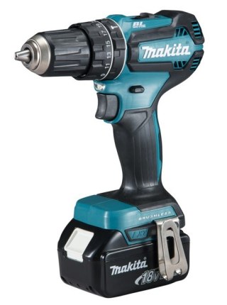 Makita DHP485RFJ wiertło 1900 RPM Zamek centralny 1,8 kg Czarny, Niebieski