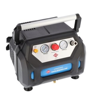 Kompresor tłokowy AIRPRESS seria Blue, 1,5 kW 230V 6 bar, wydajność: 126l/min., pojemność zbiornika: 6L, liczba tłoków: 1szt. (b