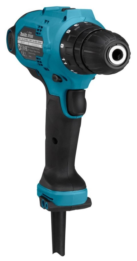 Makita DF0300 wiertło 1500 RPM Zamek centralny 1,2 kg Czarny, Niebieski