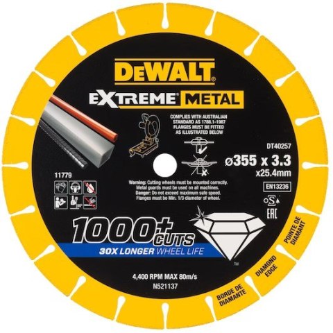 DeWALT DT40257-QZ Ostrze diamentowe