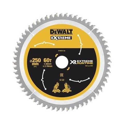 DeWALT DT99573 ostrze do piły tarczowej 25 cm 1 szt.