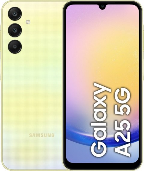 Smartphone SAMSUNG Galaxy A25 (A256) 128 GB Żółty SM-A256BZYDEUE