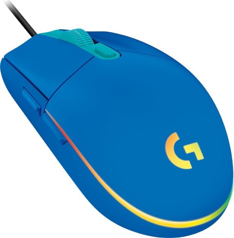 Mysz gamingowa Logitech G203 Lightsync niebieska