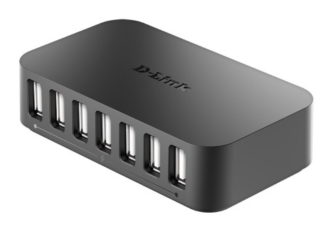 D-Link DUB-H7 USB 2.0 Type-B 480 Mbit/s Czarny