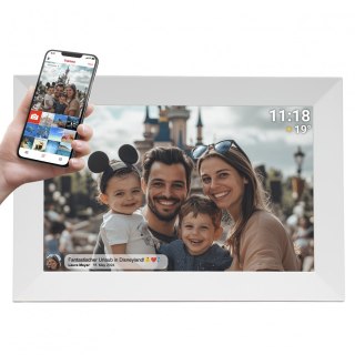 Ramka na zdjęcia Denver z FRAMEO 10.1" 16GB biała