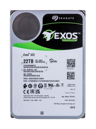 SEAGATE ST22000NM001E (22 TB /3.5" /7200RPM )