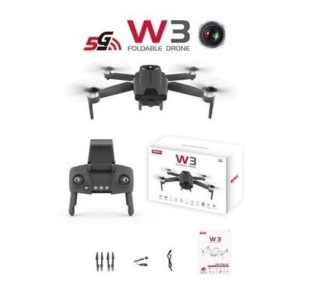 Dron RC Syma W3 2,4GHz 5G wifi kamera EIS 4K