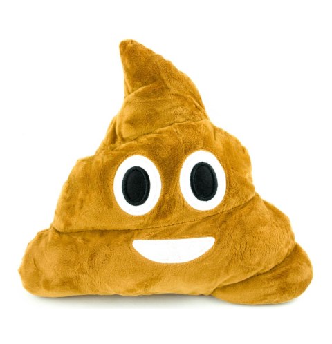 Poduszka Dekoracyjna Emotki Emoji - poop uśmiech