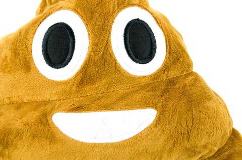 Poduszka Dekoracyjna Emotki Emoji - poop uśmiech