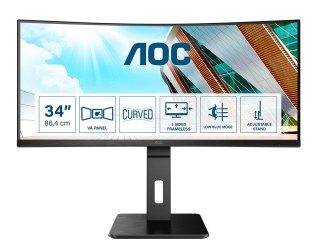 AOC P2 CU34P2A LED display 86,4 cm (34") 3440 x 1440 px Quad HD Czarny