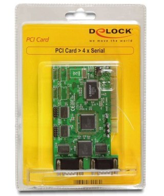 DeLOCK PCI Card 4x Serial adapter