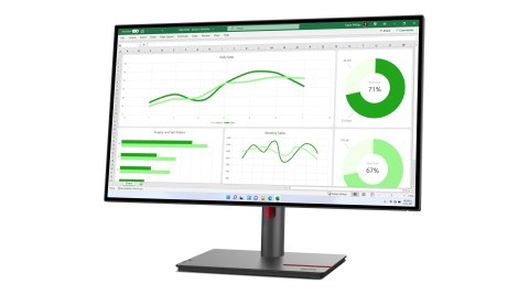 Lenovo ThinkVision P27q-30 LED display 68,6 cm (27") 2560 x 1440 px Quad HD Czarny