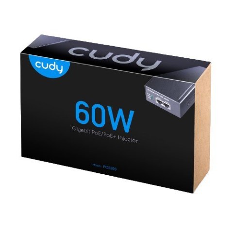 Injector PoE+/PoE Cudy Gigabit 60W