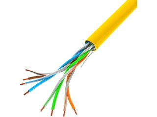 LANBERG KABEL LAN UTP 100MB/S 305M DRUT CCA ŻÓŁTY