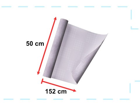 Folia odcinek metalic szczotkowana szara 1,52x0,5m