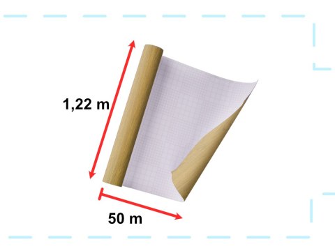 Folia rolka samoprzylepna okleina tapeta tajski dąb tekowy 1,22x50m