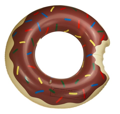 Koło dmuchane Donut 80cm brązowe