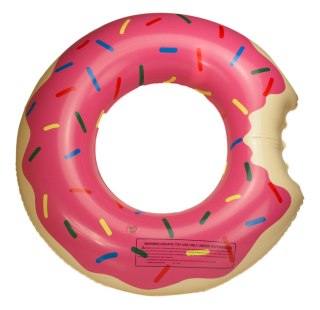 Koło dmuchane Donut 80cm różowe