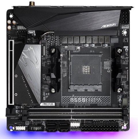 Płyta główna GIGABYTE B550I AORUS PRO AX (Socket AM4 /MiniITX)