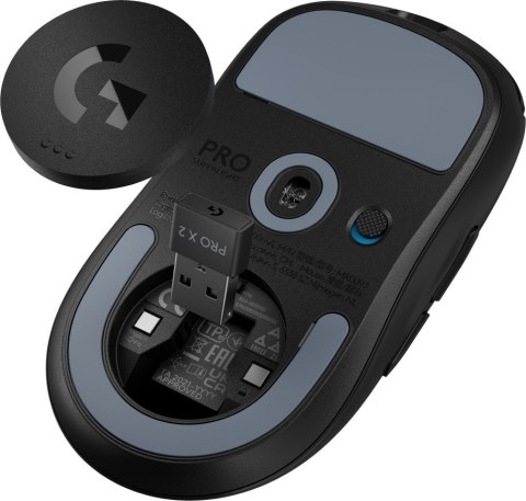 Logitech G PRO X Superlight 2 myszka Gaming Po prawej stronie RF Wireless Optyczny 32000 DPI