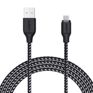 Kabel USB Aukey CB-AM2 USB-A - microUSB 2.0, QC 12W, 2m