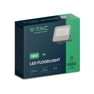 V-TAC PROJEKTOR LED V-TAC 30W 185LM/W CZARNY VT-44