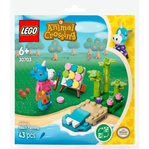 LEGO Animal Crossing Julian i plażowy obraz 30703