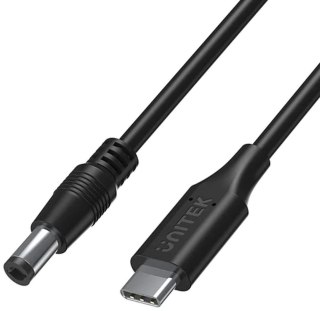 Unitek Kabel zasilający do laptopa 65W USB-C - DC5,5mm