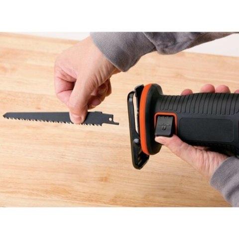 Black & Decker BDCR18N-XJ piła szablasta 3000 spm Czarny, Pomarańczowy