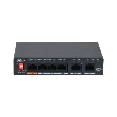 Dahua Switch PoE PFS3006-4GT-60-V2 niezarządzalny