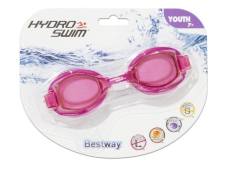 BESTWAY 21048 okulary do pływania gogle maska różowe