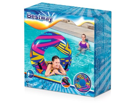 BESTWAY 36228 koło do pływania ponton biały